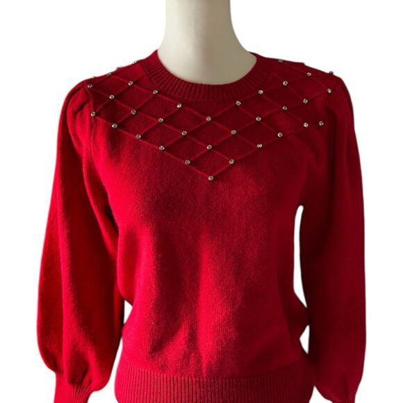 NWT Nanette Lepore Red Riding Hood Sweater | Size Small - Picture 1 of 11